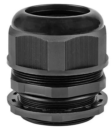 Кабельный ввод М32 (18-28 мм) черный пластик IP68 PROxima (EKF)