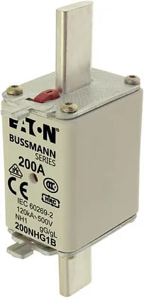 Предохранитель керам. NHG FUSE 200A 500V GL/GG SIZE 1 DUAL IN