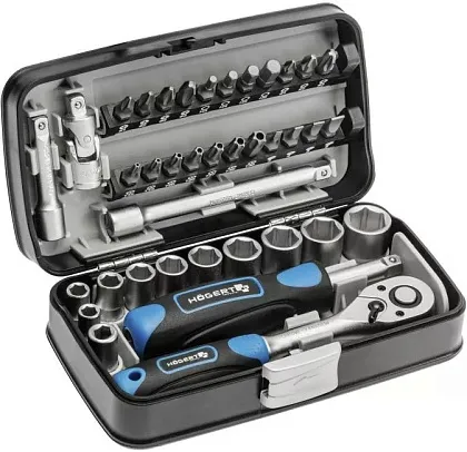 Набор инструментов, 38 шт., 1/4" HOEGERT, ком