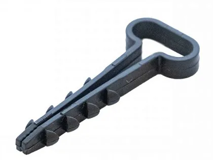 Дюбель-хомут ДХП 10х5 мм черный (100 шт/уп) Промрукав