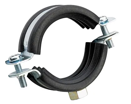 Хомут сантехнический 1 1/4" (42-45) М8 цинк без шпильки