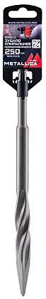 Зубило пикообразное СПИРАЛЬНОЕ самозатачивающееся SDS-plus 250/200 мм, по бетону METALLICA Ultra