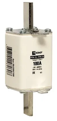 Вставка плавкая ППН-35 250/100А 660В габарит 1 EKF