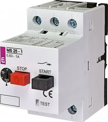 Авт. защиты эл. двигателя MS25-1 (0,63-1,0A) ETI