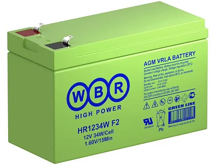 Аккумуляторная батарея WBR HR 1234W (12В 9Ач) (151*65*94)