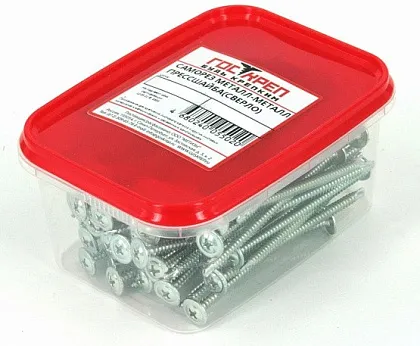 Саморез с прессшайбой со сверлом 4,2*38 (200 шт.) (ГОСКРЕП), уп