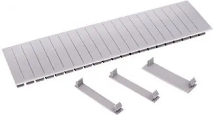 Заглушка 12 мод. СЕРАЯ IEK