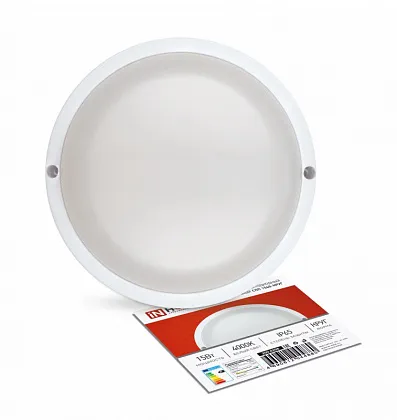 Светильник LED ЖКХ СПП 1540 15W 1350Lm 4000K IP65 круг IN HOME