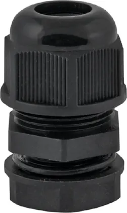 Кабельный ввод М20 (9-14 мм) черный пластик IP68 PROxima (EKF)