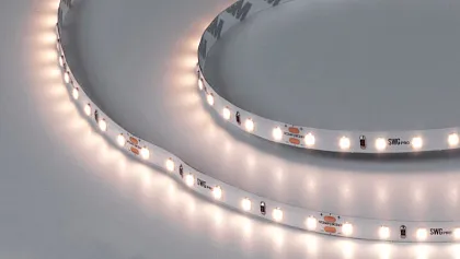 Лента LED 2835 3000K 8,6Вт/м 84LED/м 24В 1200Лм/м 5м SWG