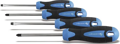 Набор отверток 4 шт., сталь S2 HOEGERT, ком