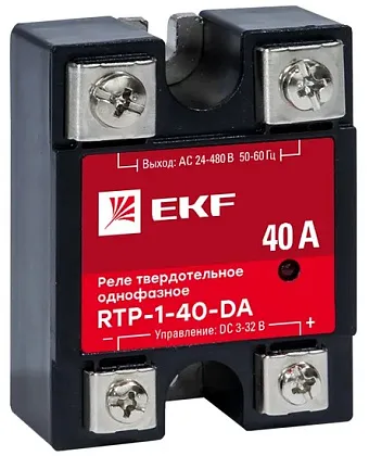 Реле твердотельное однофазное RTP-40-DA EKF