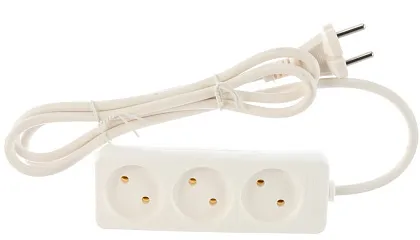 Удлинитель бытовой 3гн. 1,5м б/з ПВС 2х0,75mm2 СОЮЗ UNIVersal