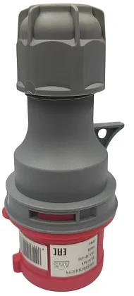 Вилка переносная 16A 4п (3P+PE) SLN-014 IP44, 380В, AWSPRODUCTS