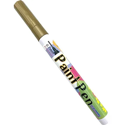 Маркер краска Flysea Paint Marker FS-177 с тонким наконечником (0,7 мм), золотой