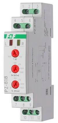Реле контроля уровня жидкости PZ-818 (1НЗ*8A, 2 уровня) F&F