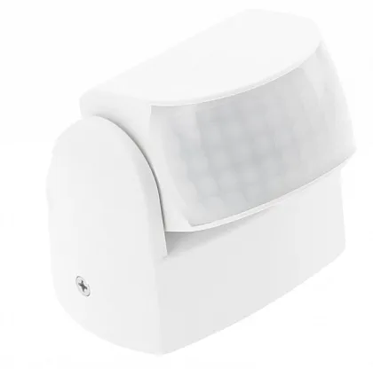 Датчик движения CR-9 MINI, max. 1200W, AC220-240V, угол обнаружения 180°/360°, зона действия 12м, IP