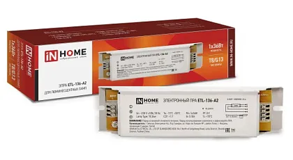 ЭПРА для люминесцентных ламп ETL-136-А2 1х36Вт Т8/G13 IN HOME