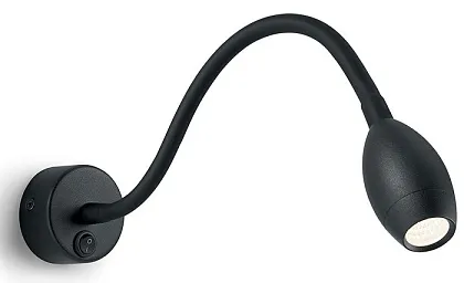 Светильник настенный LED AL7720 3Вт 3700K 210Лм IP20 черный Feron