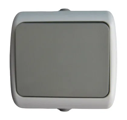 Выключатель ОУ 1-кл. IP54 SD-V1001WG "Standard" AWSproducts