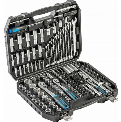 Набор инструментов, 222 шт., 1/4", 3/8",1/2" HOEGERT, ком