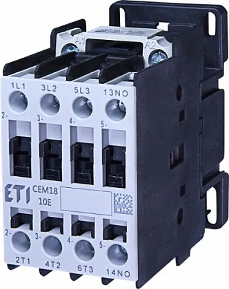 Контактор CEM18.10 (кат.220V АС, 18А, 7,5кВт 1но) ETI