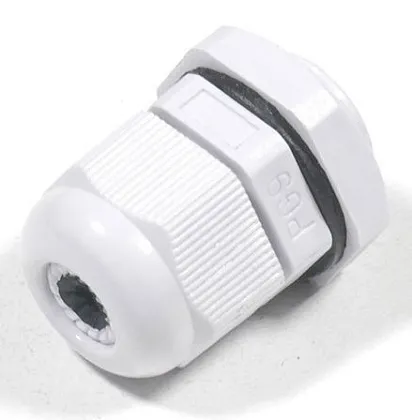 Кабельный ввод PG9 (4-8 мм) серый пластик IP68 (Гофроматик)