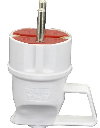 Вилка с ушком с/з белая AY-KA