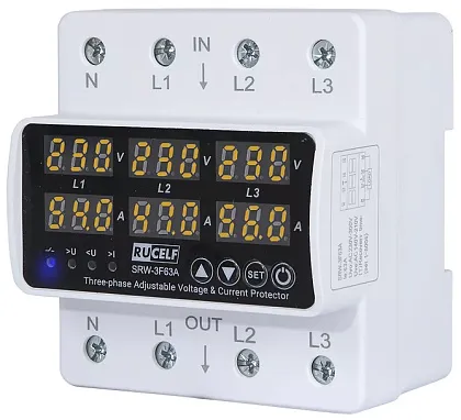 Устройство защиты по напряжению SRW-3F63A 3ф