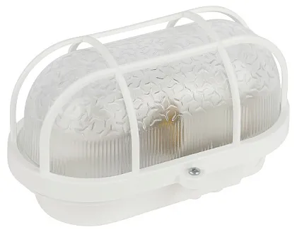 Светильник ЖКХ под лампу E27 НБП 01-60-002 IP53 овал белый ЭРА