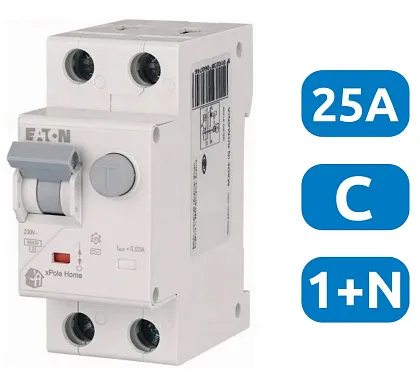 Автомат с УЗО HNB-C25/1N/003