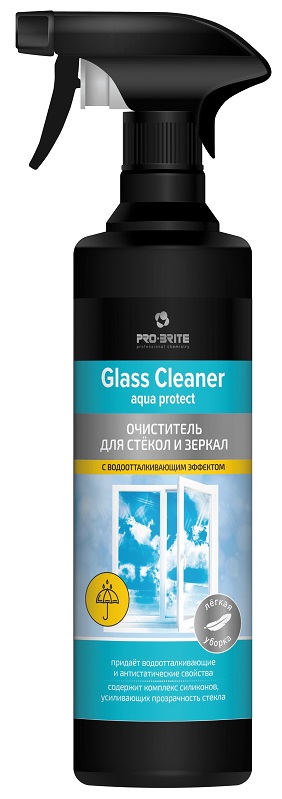 Очиститель стекол и зеркал (эффект Антидождь) Glass "Aqua Protect" Cleaner (500 мл)