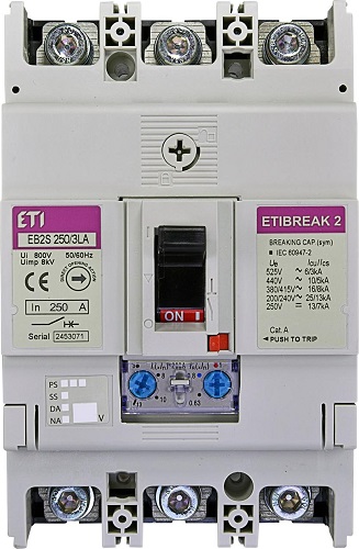 Автоматический выключатель EB2S 250/3LA 250A 3p
