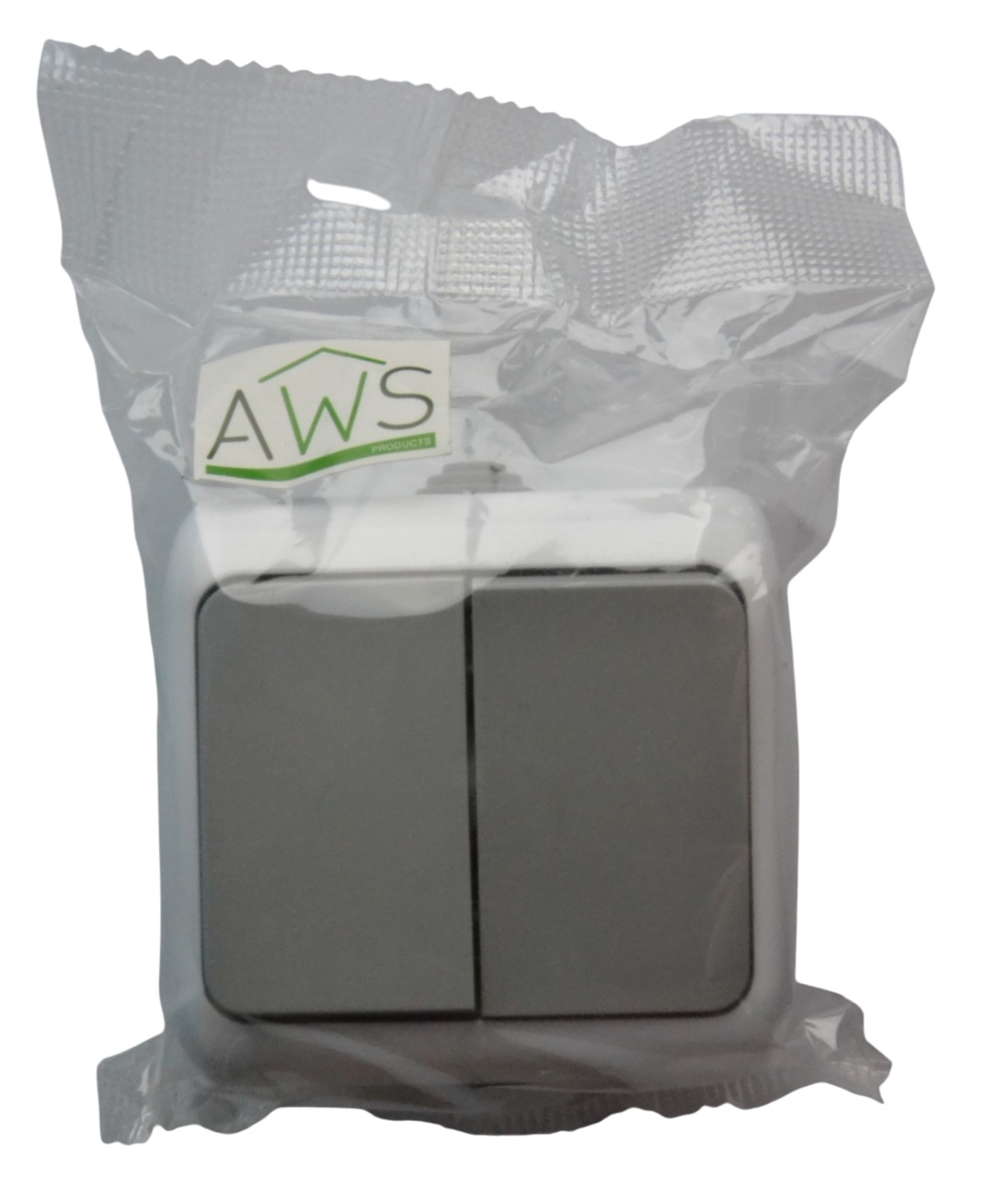 Выключатель ОУ 2-кл. IP54 SD-V1002WG "Standard" AWSproducts