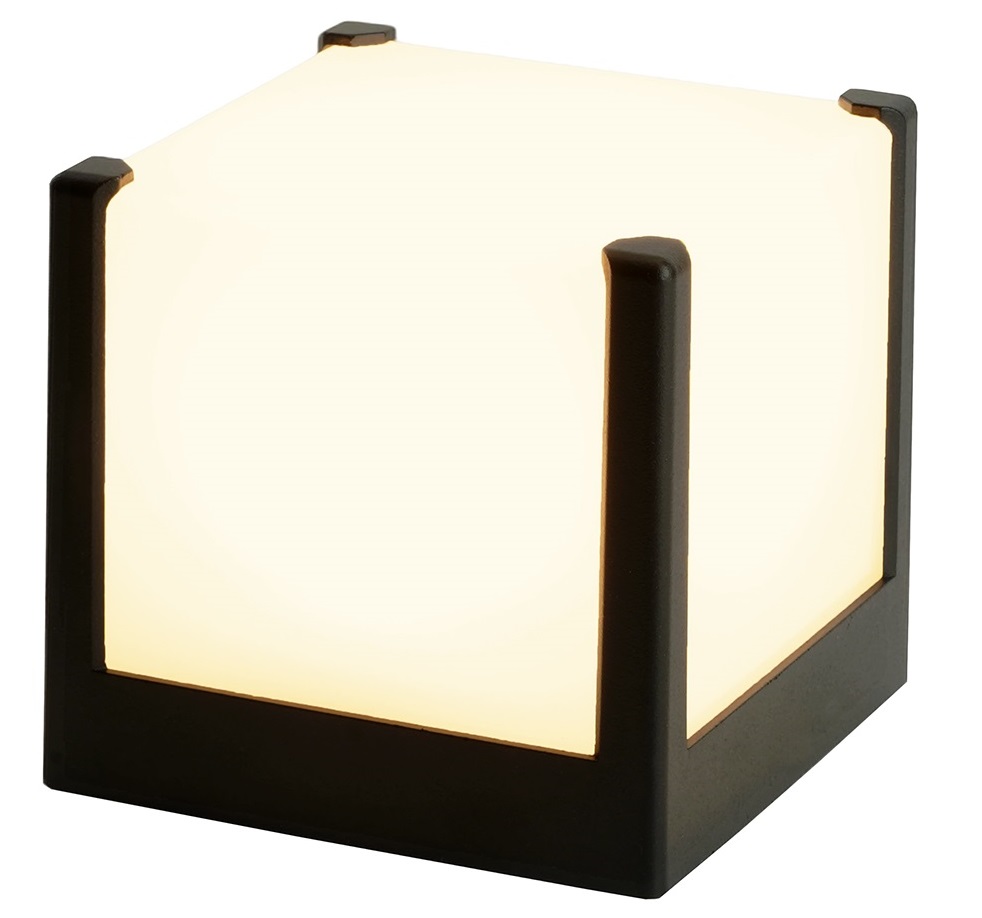 Светильник садово-парковый 13Вт 230В GX53 DH0606, черный (на стену) Feron