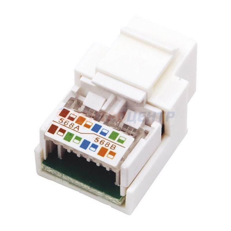 Гнездо вставка RJ-45 (Keystone Jack)  CAT5e, ТИП-1 REXANT