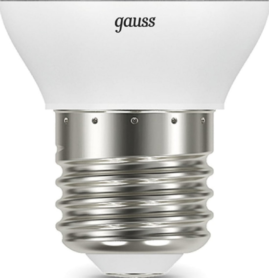 Лампа GAUSS LED DIMMER (STEP) Шар 7W 220V E27 4100K 550Lm