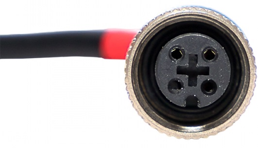 Кабель-разъем М12 4-PIN прямой PLG-12-4-2, 
