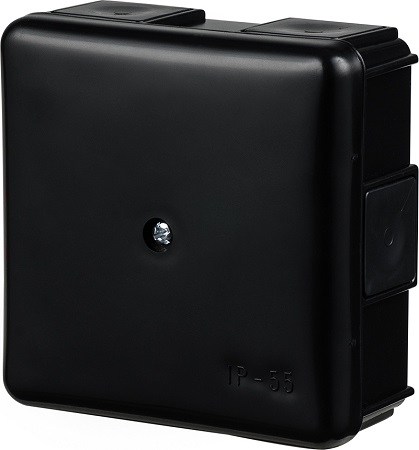 Коробка распред. 5*2,5  ip-55 EP-LUX черная (0226-02)