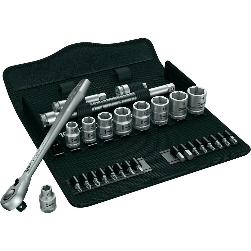 Набор Zyklop  8100 SB 8, трещотка 3/8" (29 предметов)