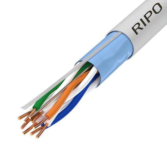 Кабель RIPO FTP4 CAT5E 24AWG Cu (медь) бухтами по 50м