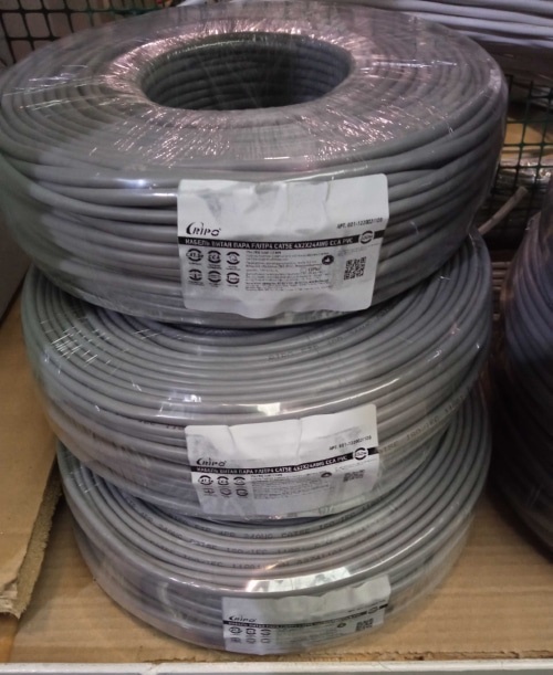 Кабель RIPO FTP4 CAT5E 24AWG CCA (бухтами по 100м)