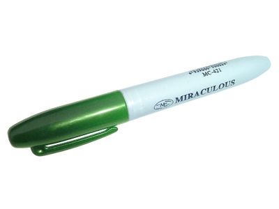 МАРКЕР СТРОИТЕЛЬНЫЙ зеленый ХозТ (MC-421) (перманентный,светостойкий, водостойкий пишет на любой пов
