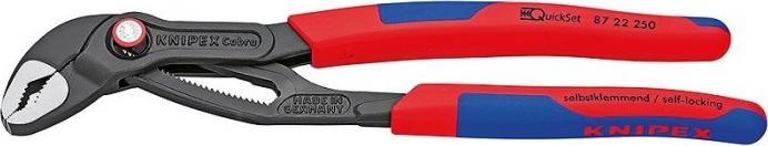Клещи сантехнические KNIPEX Cobra QuickSet