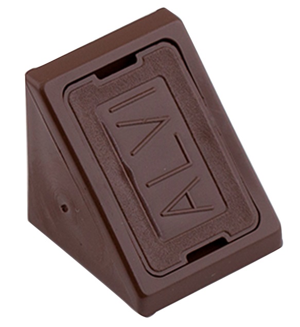 Уголок мебельный пластмассовый с шурупом дуб (6шт.) (Стройбат), уп