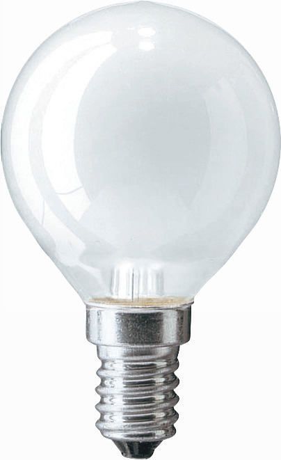Лампа  Stan P-45 шар матовая Е-14 40W Philips (100шт)