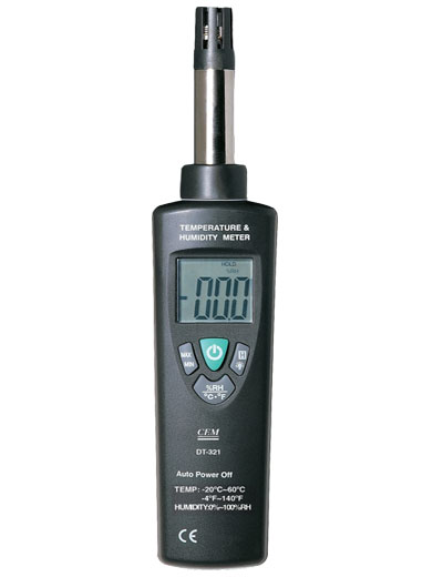 Цифровой термогигрометр DT-321  (измерение температуры и относительной влажности воздуха -20*60С) СЕ