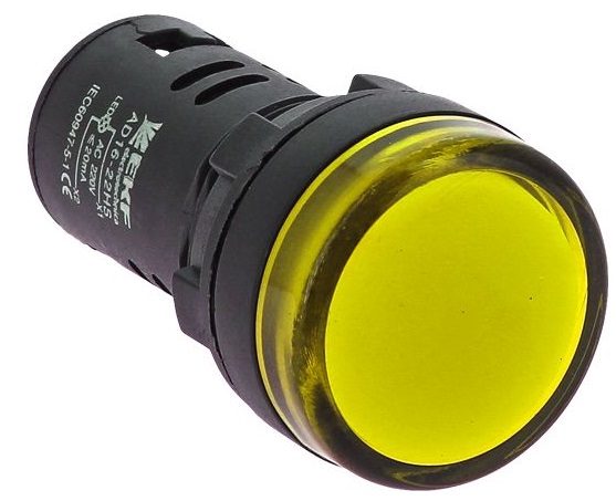 Матрица светодиодная AD16-22HS желтый 230В AC (22мм) EKF