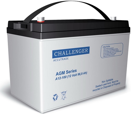 Аккумуляторная батарея Challenger A12-100A (12В 100Ач) (328x172x222)
