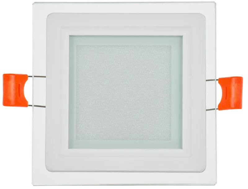 Светильник LED ДВО 1623 со стеклом квадрат 6Вт 4000К IP20 IEK